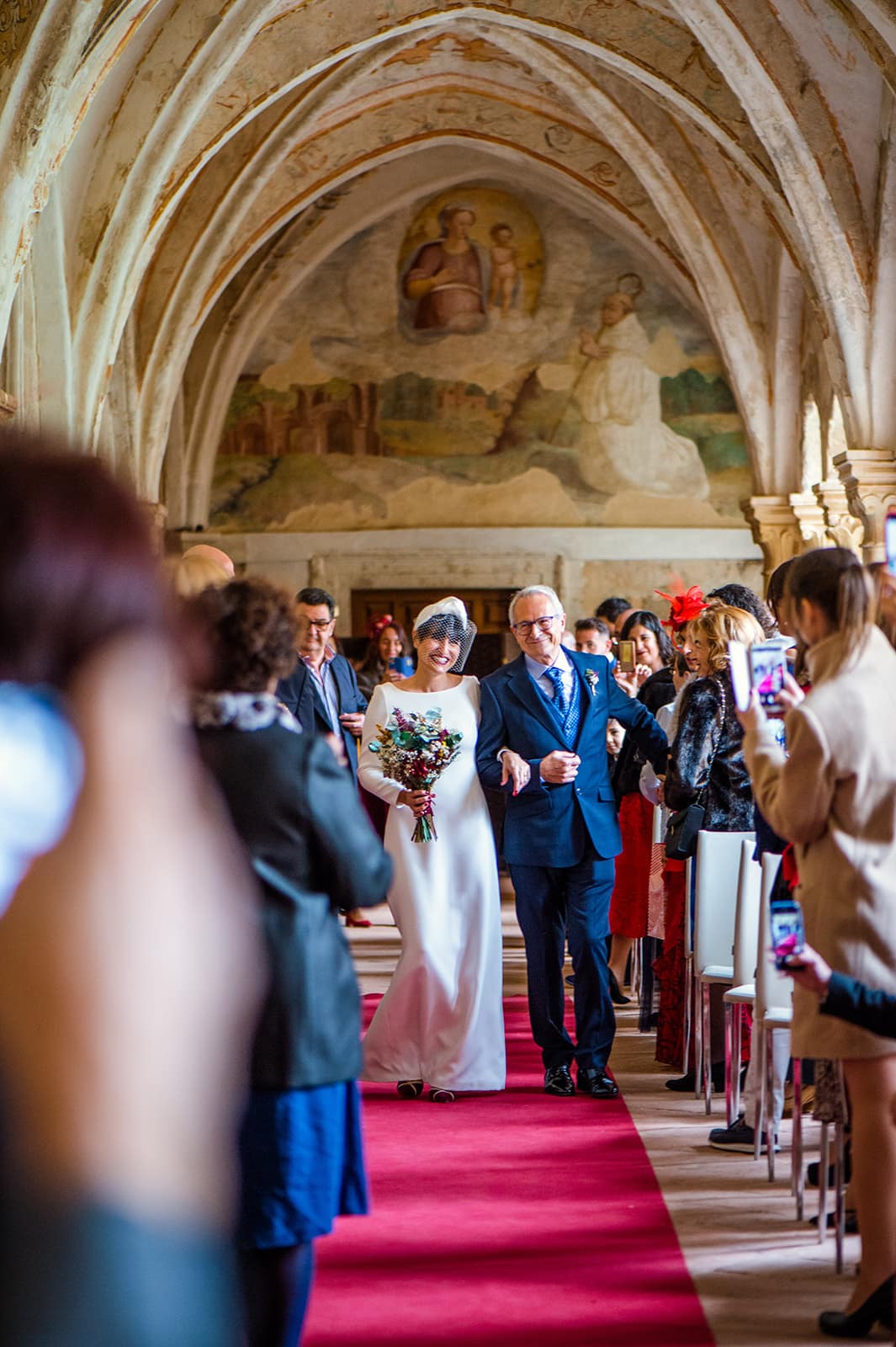 Boda de otoño en el Monasterio de Valbuena Pepa Malaga Fotografia